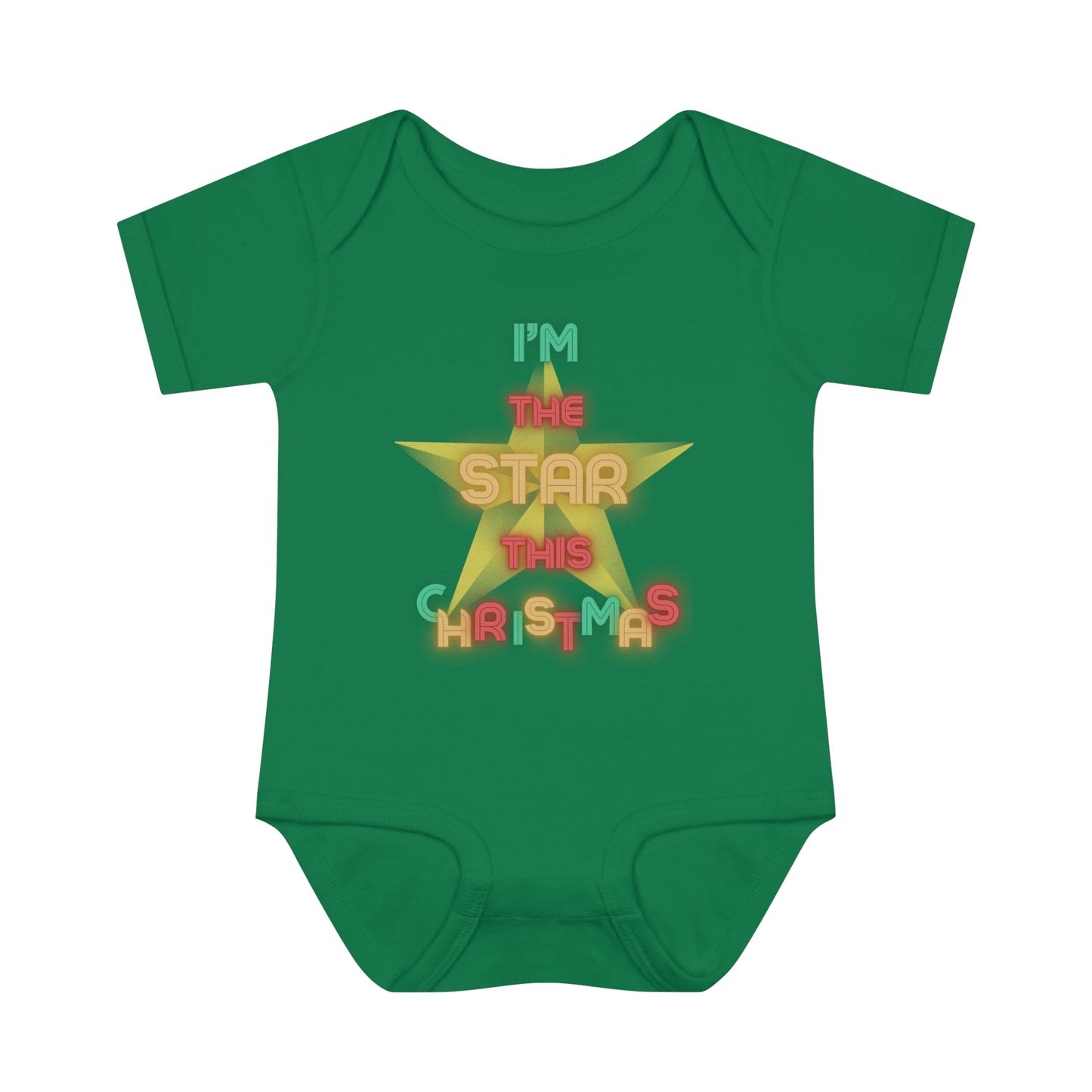 I’m the Star this Christmas  Baby Bodysuit