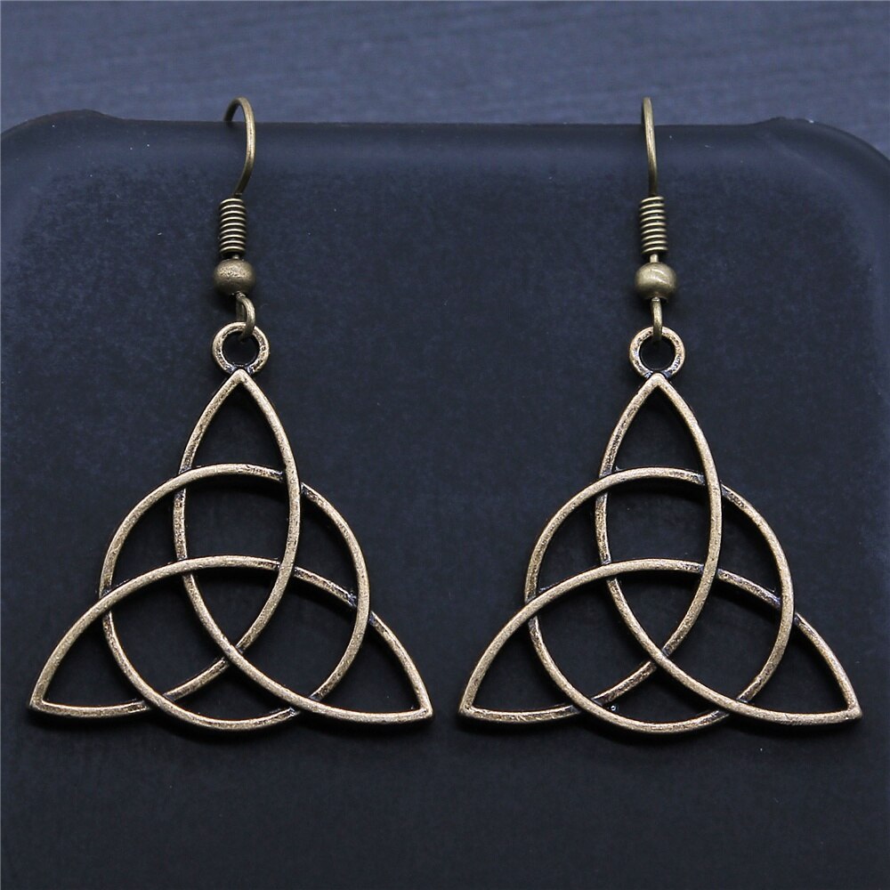 Vintage Triquetra Earrings