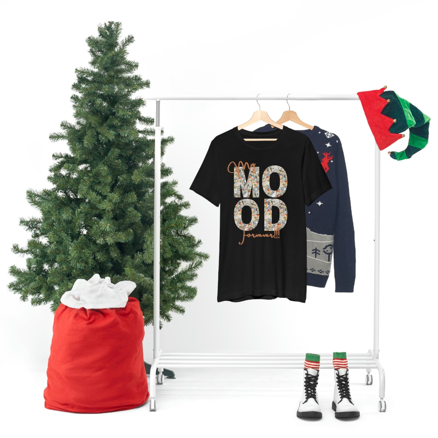 “My Mood Forever “ Jersey Short Sleeve Tee