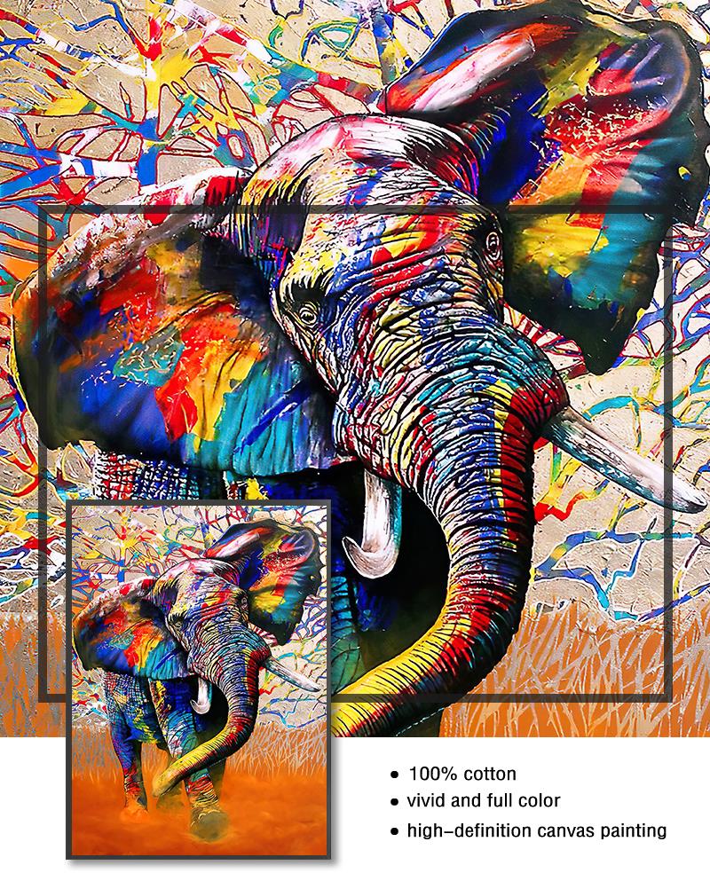 Colorful Graffiti Wall Art