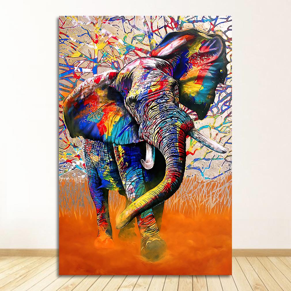 Colorful Graffiti Wall Art