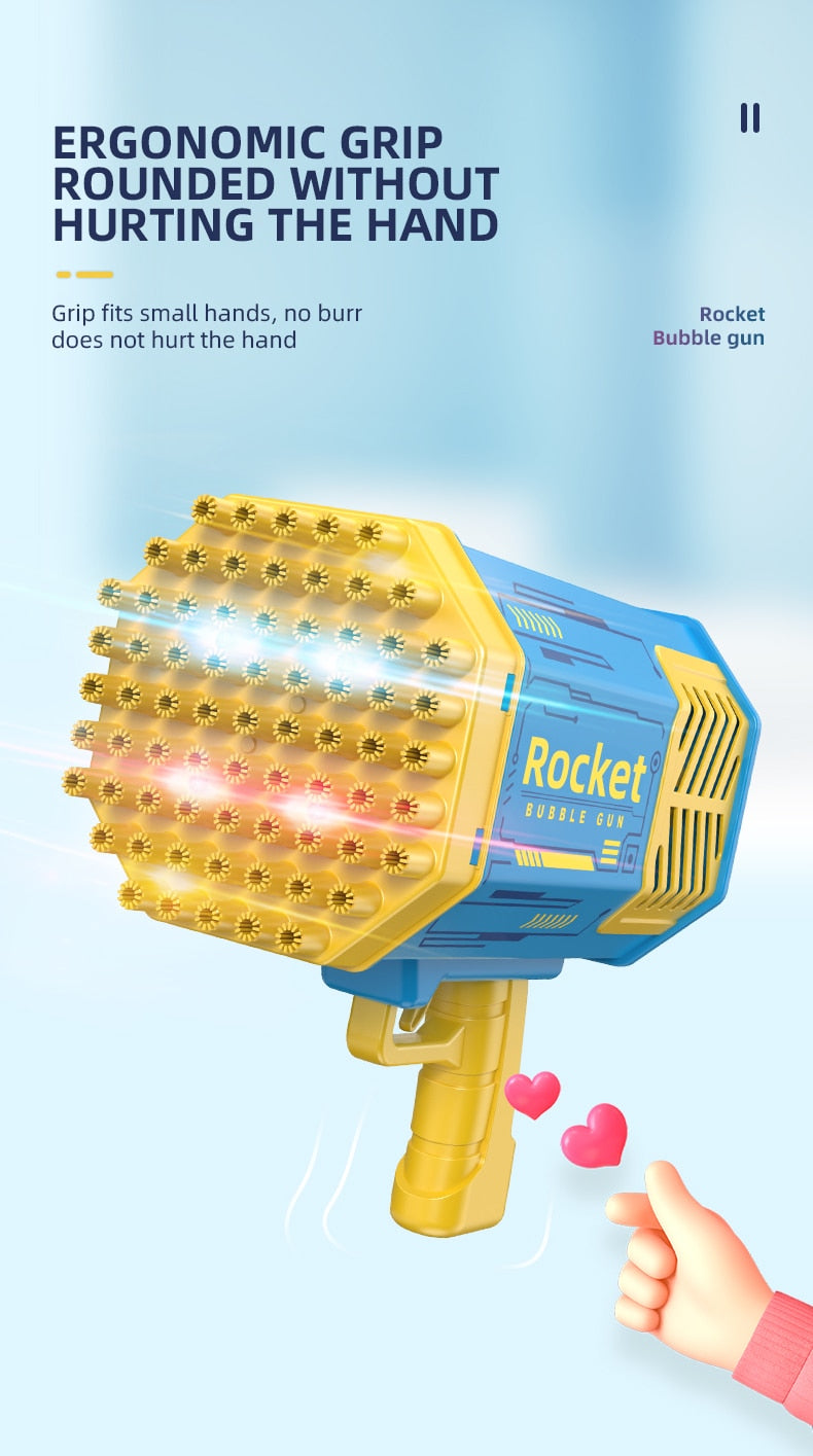 BlowGlow Rocket Bubble Gun
