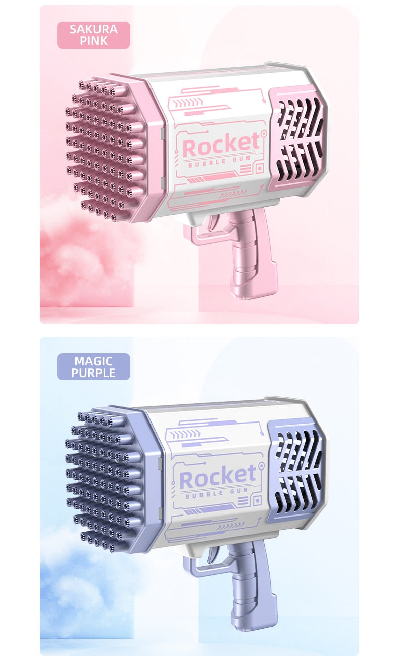 BlowGlow Rocket Bubble Gun