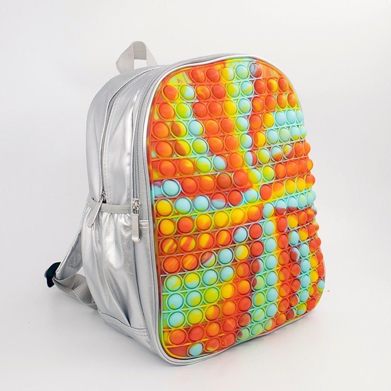 Silver Bag POPit 16 inch backpack