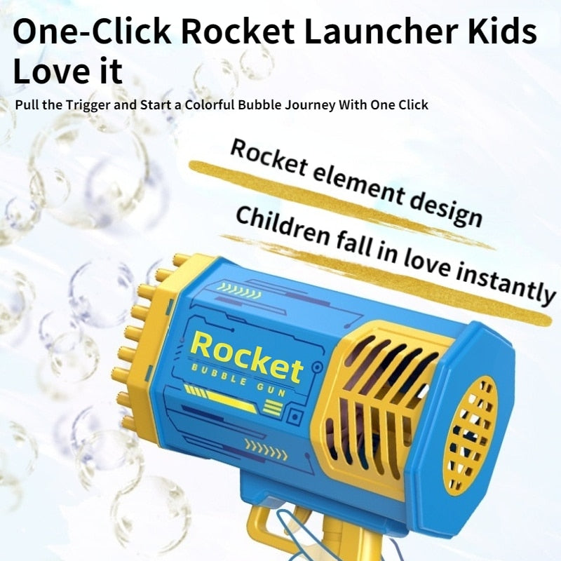BlowGlow Rocket Bubble Gun