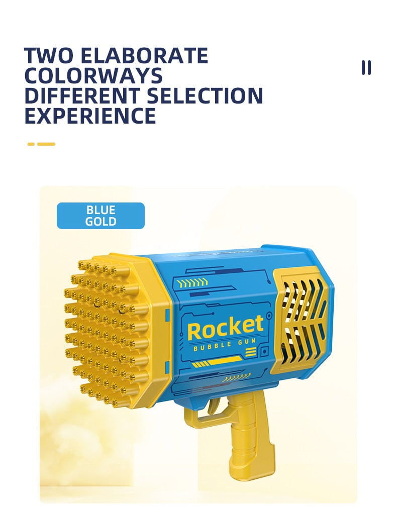 BlowGlow Rocket Bubble Gun