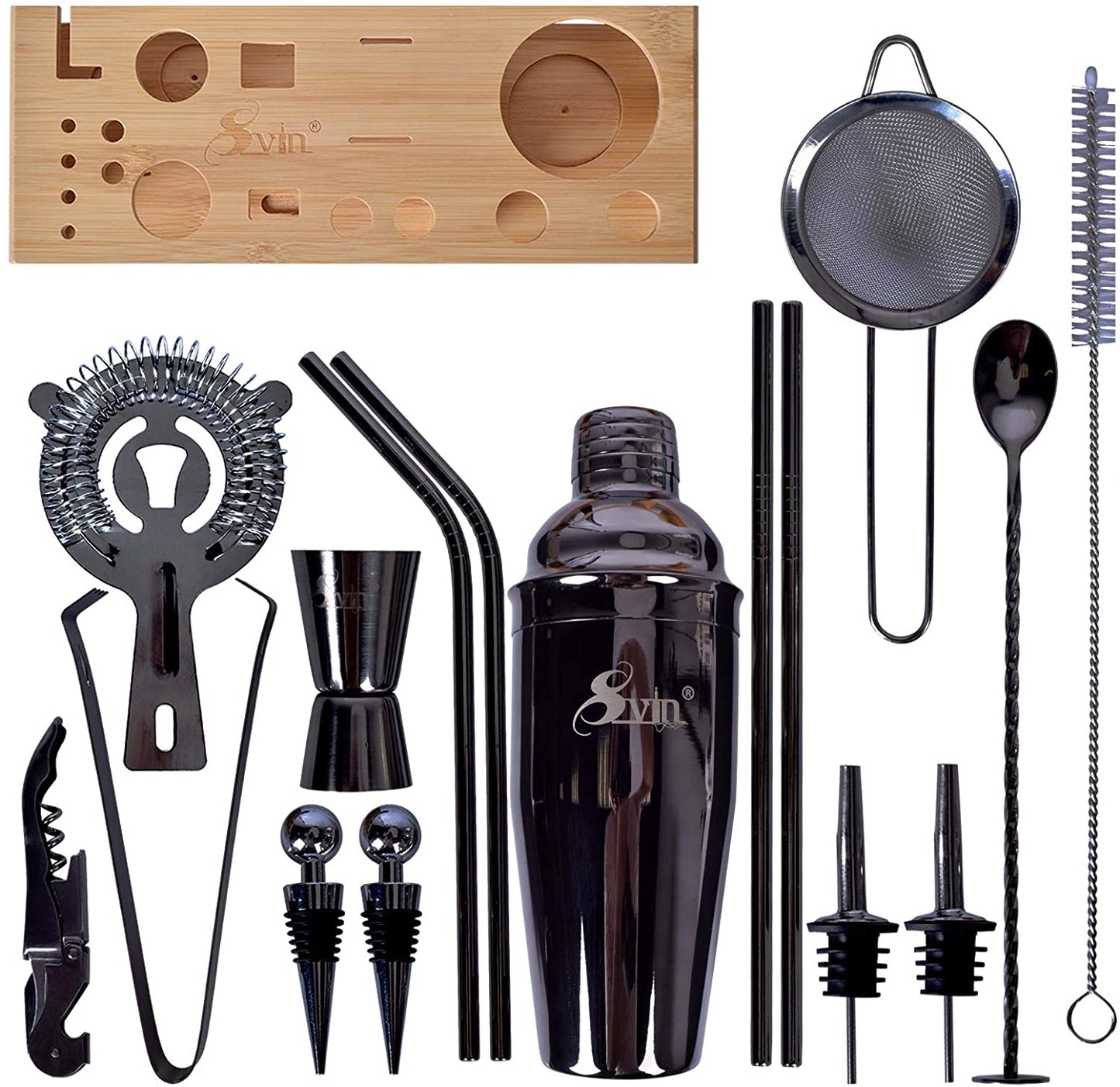 Vontries' 20 Pcs Bartender Kit