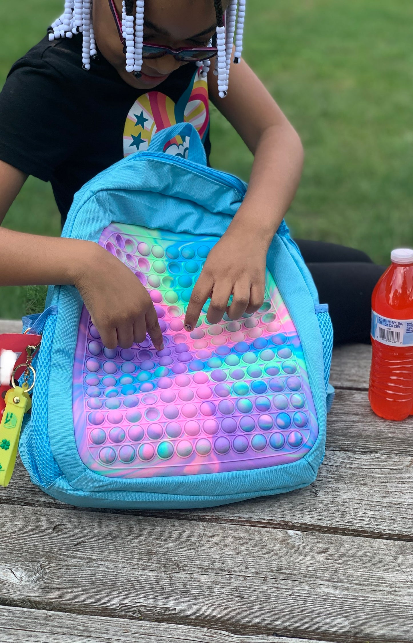 Rainbow Pop School Backpack