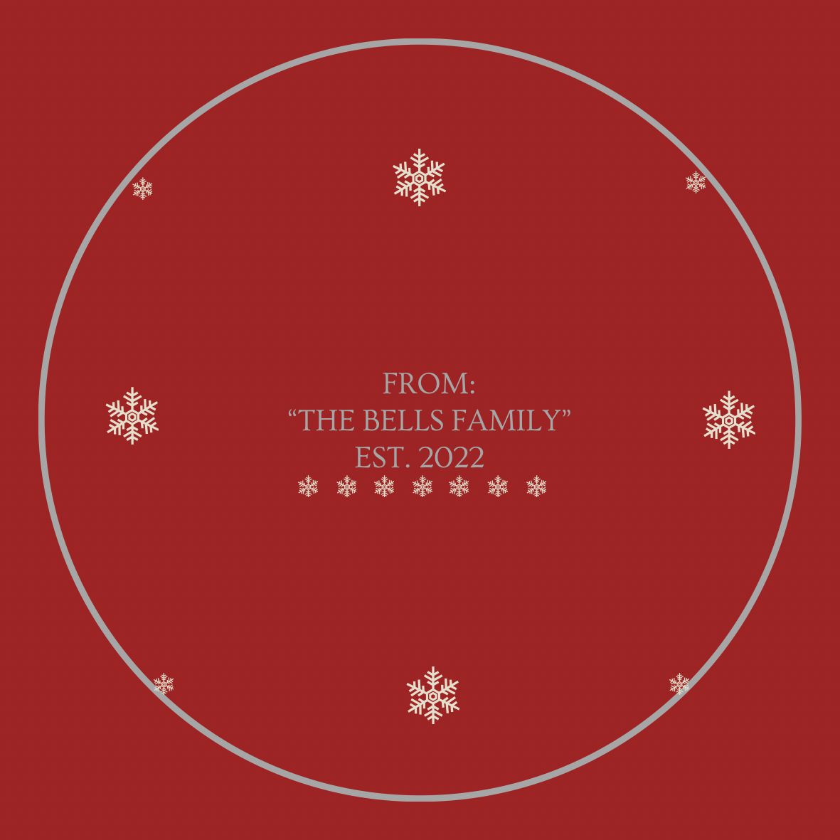 Happy Holidays Ornament