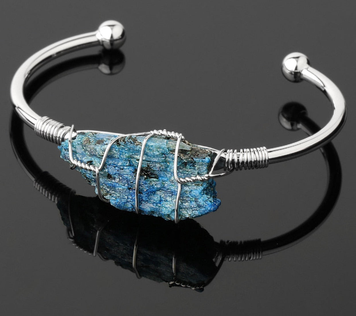 Natural Stone Bangles Cuff