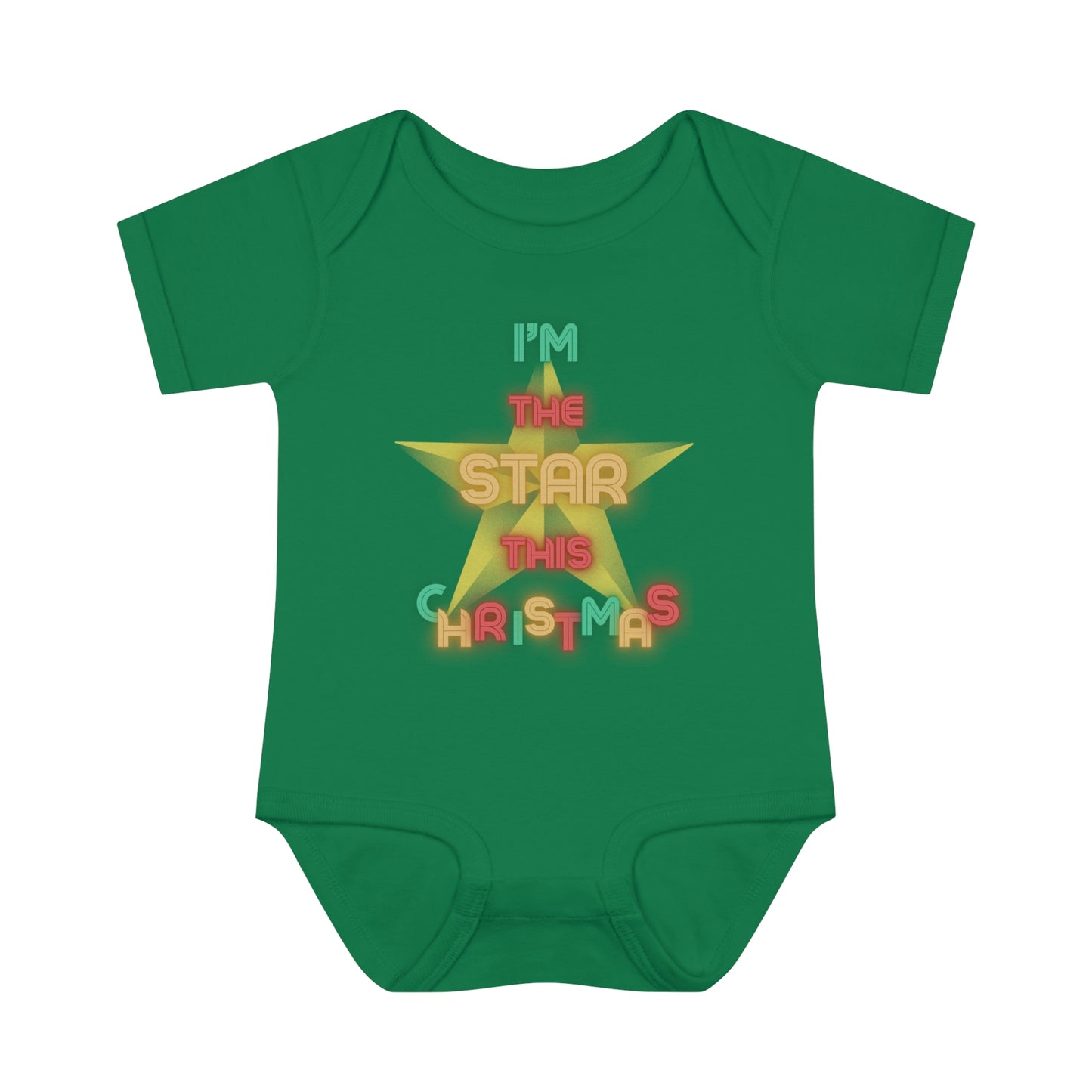 I’m the Star this Christmas  Baby Bodysuit