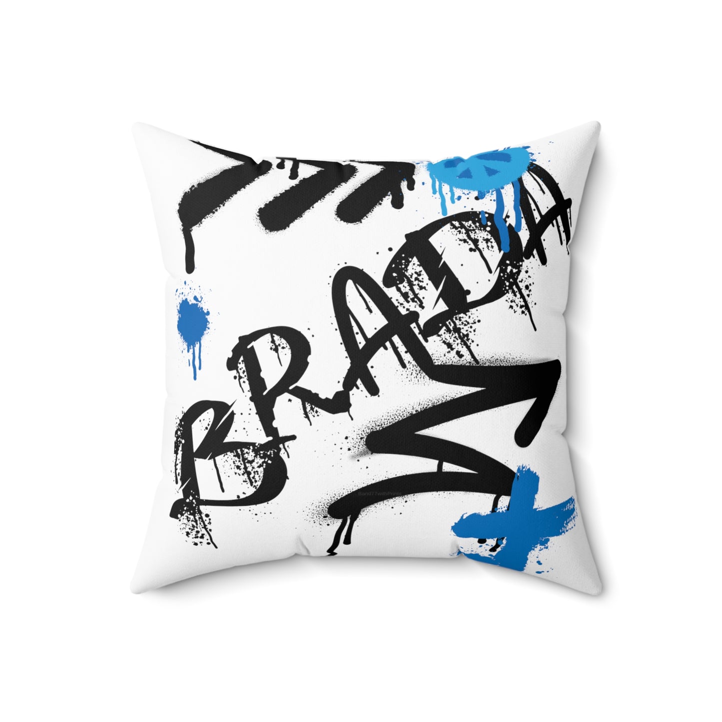 Bra-Da Faux Suede Square Pillow