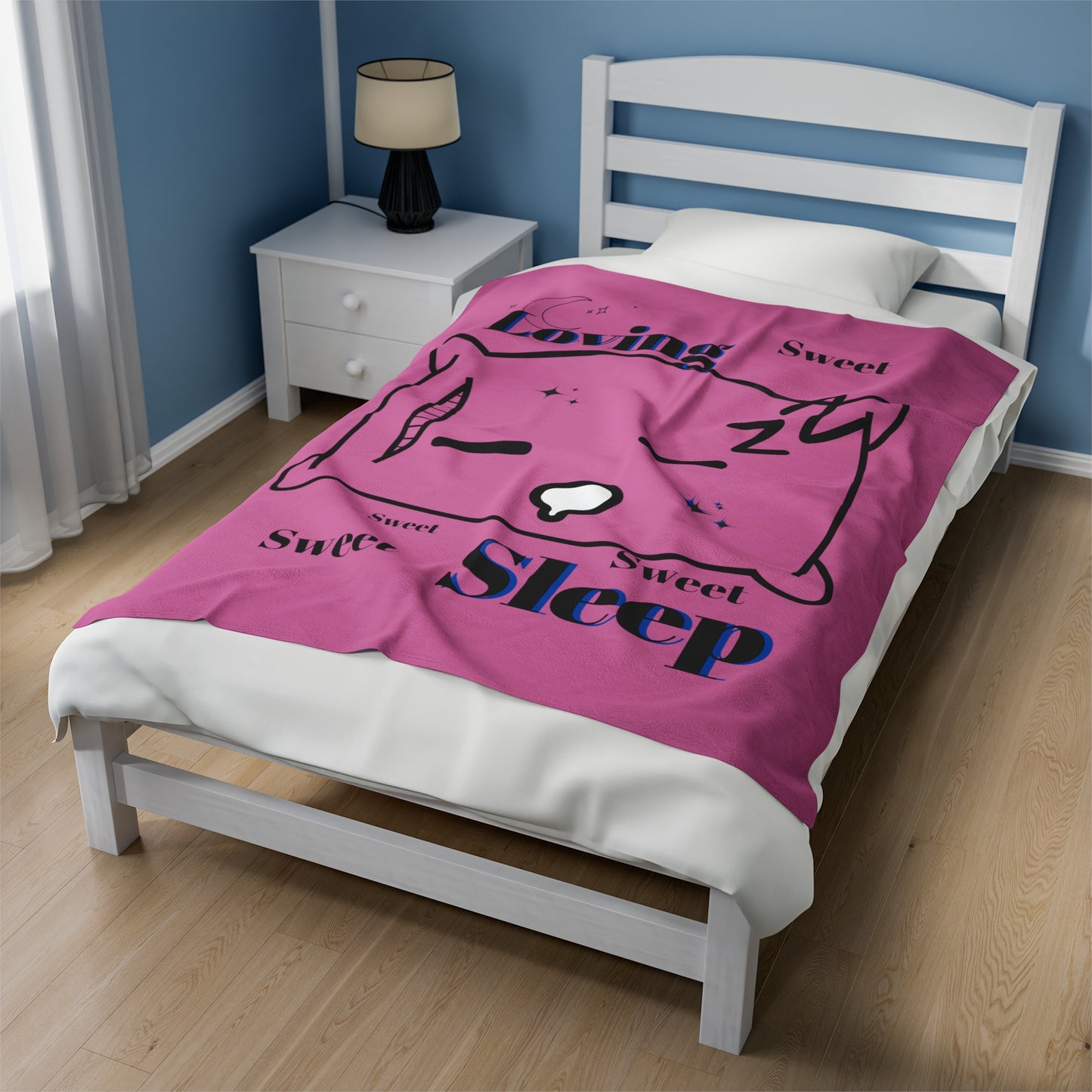 Pink Loving Sweet Sleep Plush Blanket