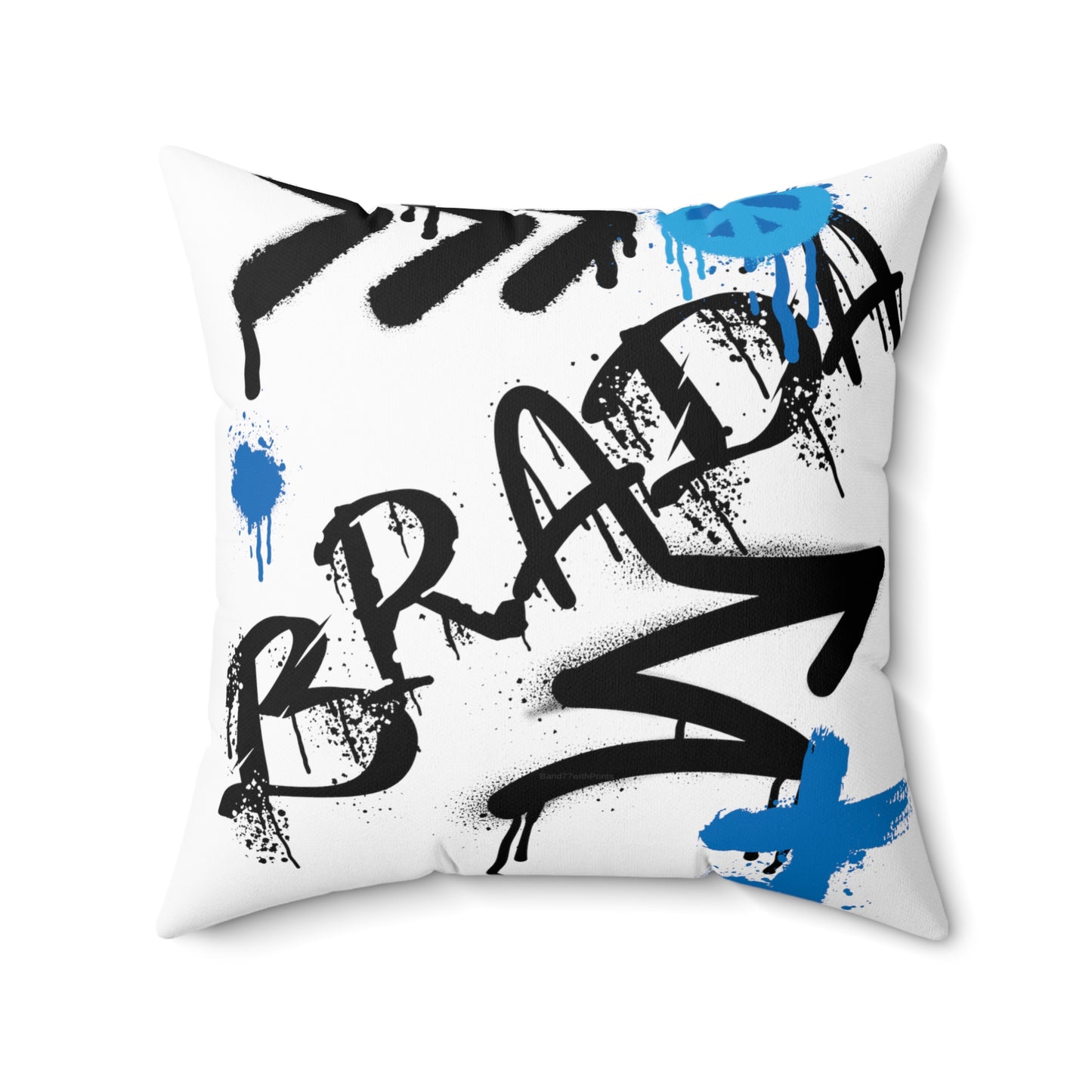 Bra-Da Faux Suede Square Pillow