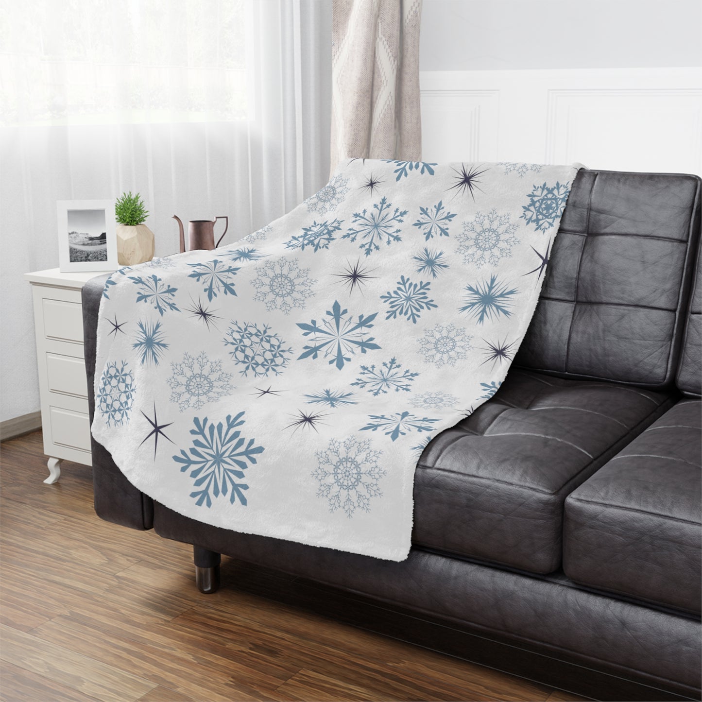 Snowflake Minky Blanket