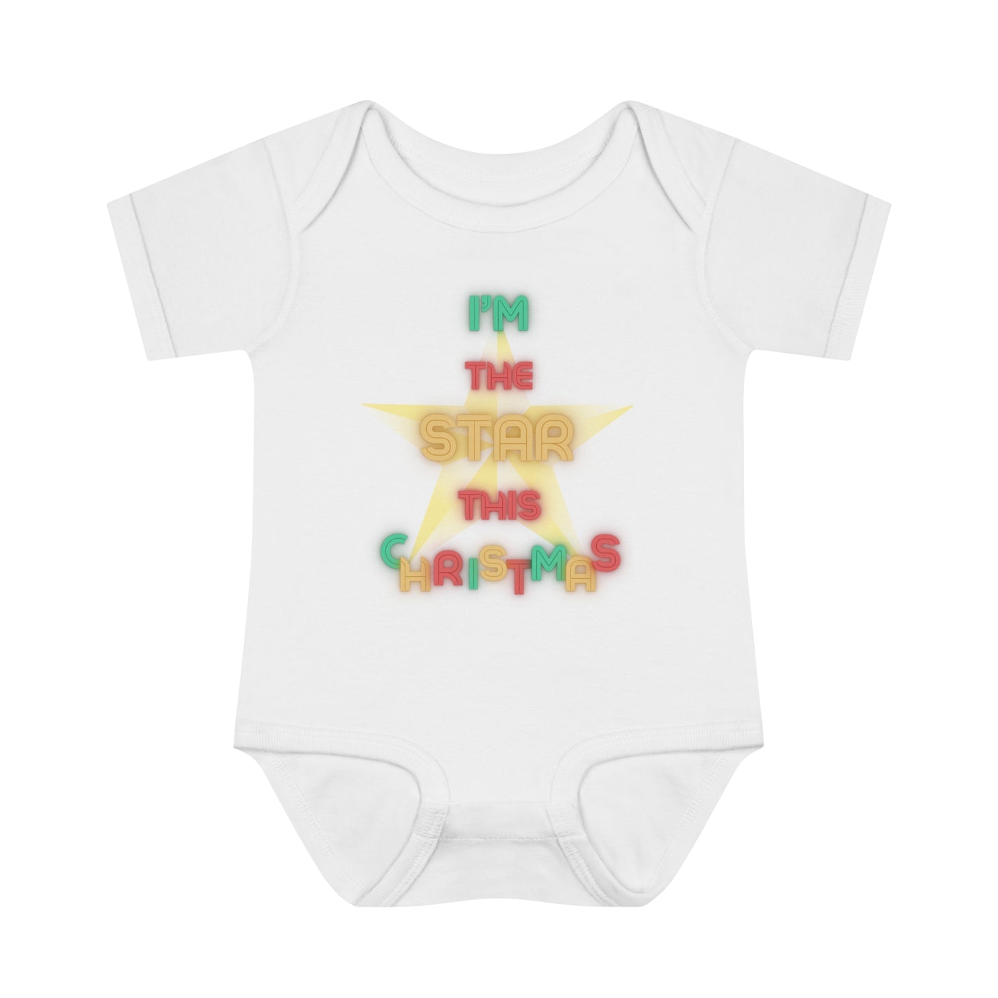 I’m the Star this Christmas  Baby Bodysuit