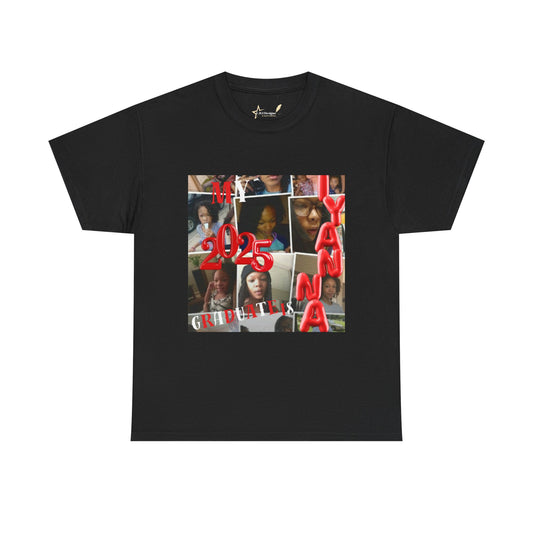 Personalized Unisex Heavy Cotton Tee - Unique 2025 Graphic Tee, Custom Streetwear, Trendy Gift, Everyday Wear, Casual Style