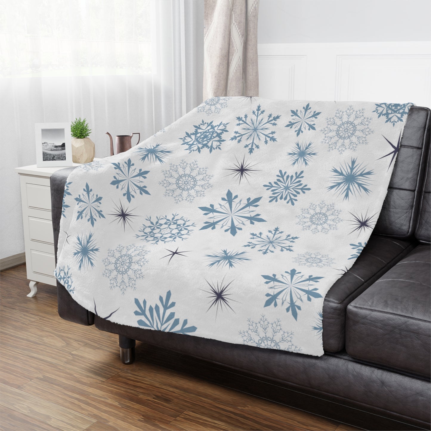 Snowflake Minky Blanket