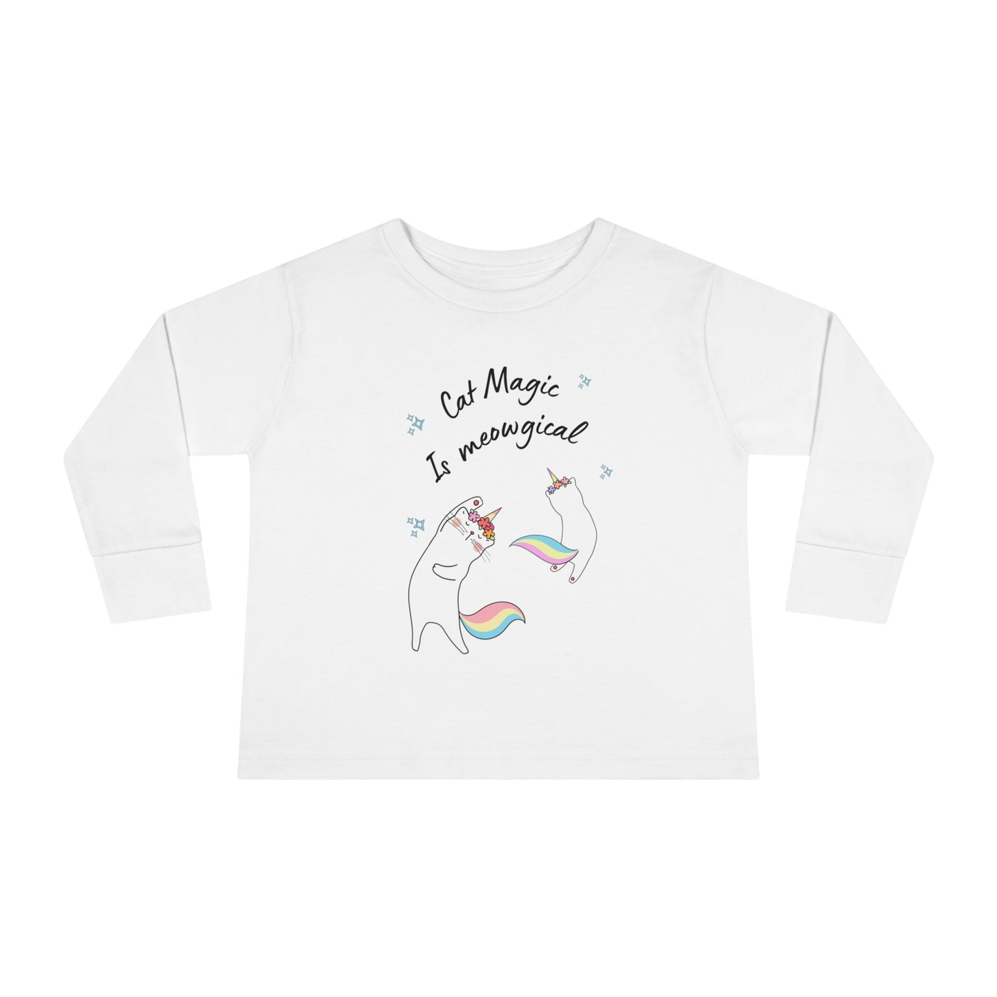 Cat Magic Toddler Long Sleeve Tee