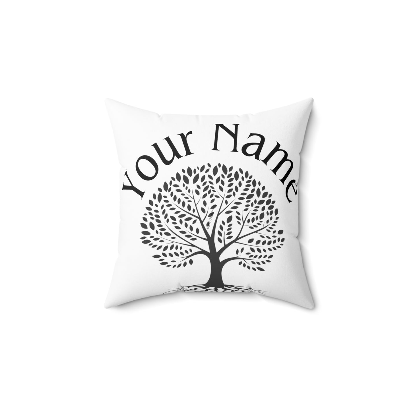 Customized Family Name Square Pillow