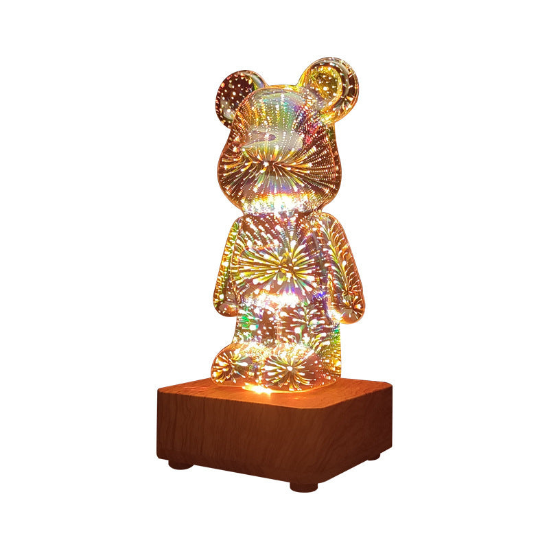 3D Galaxy Bear Table Lamp