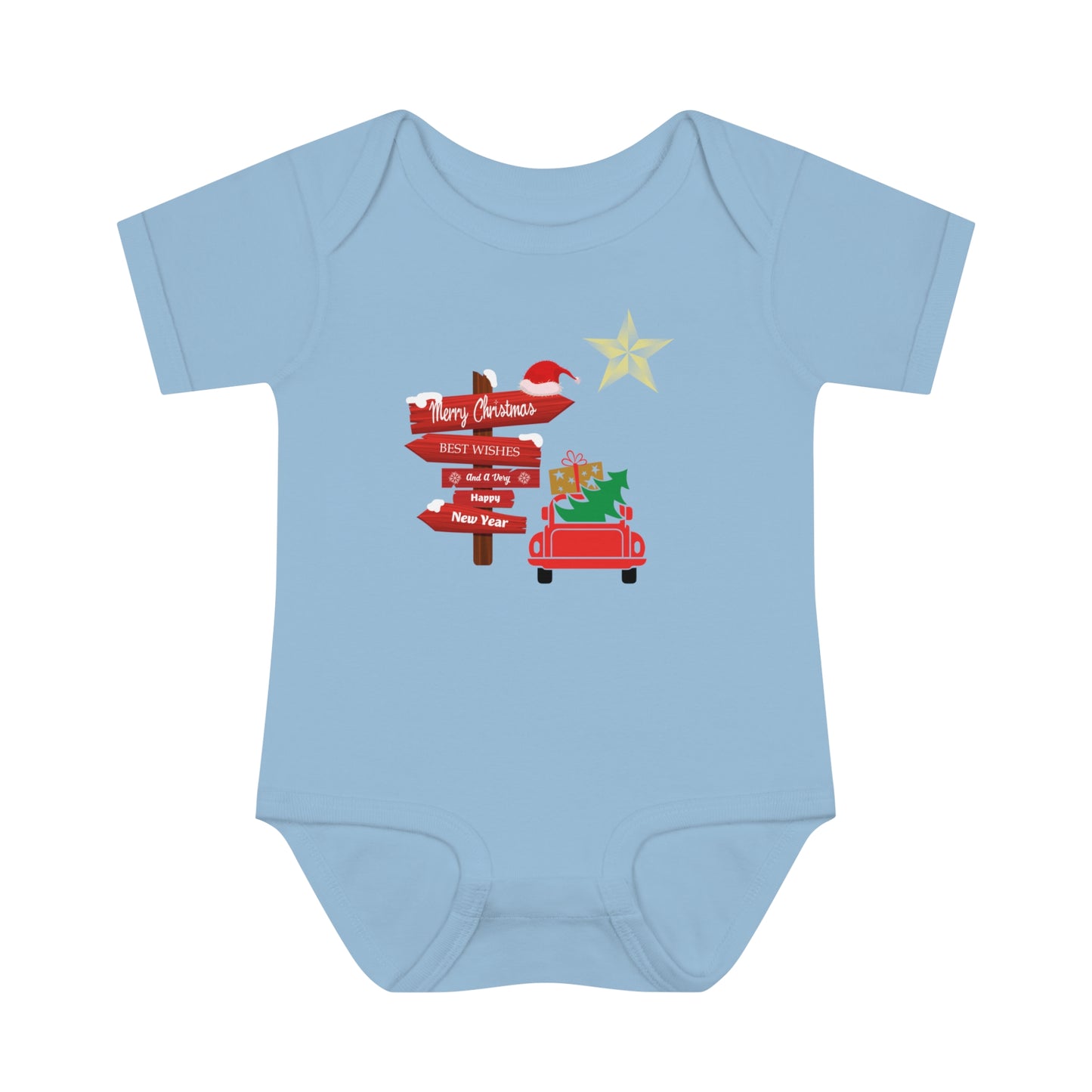 Road to the Hoildays Baby Bodysuit