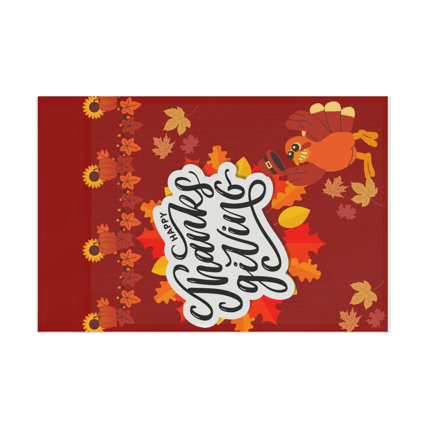 Happy Thanksgiving Flag