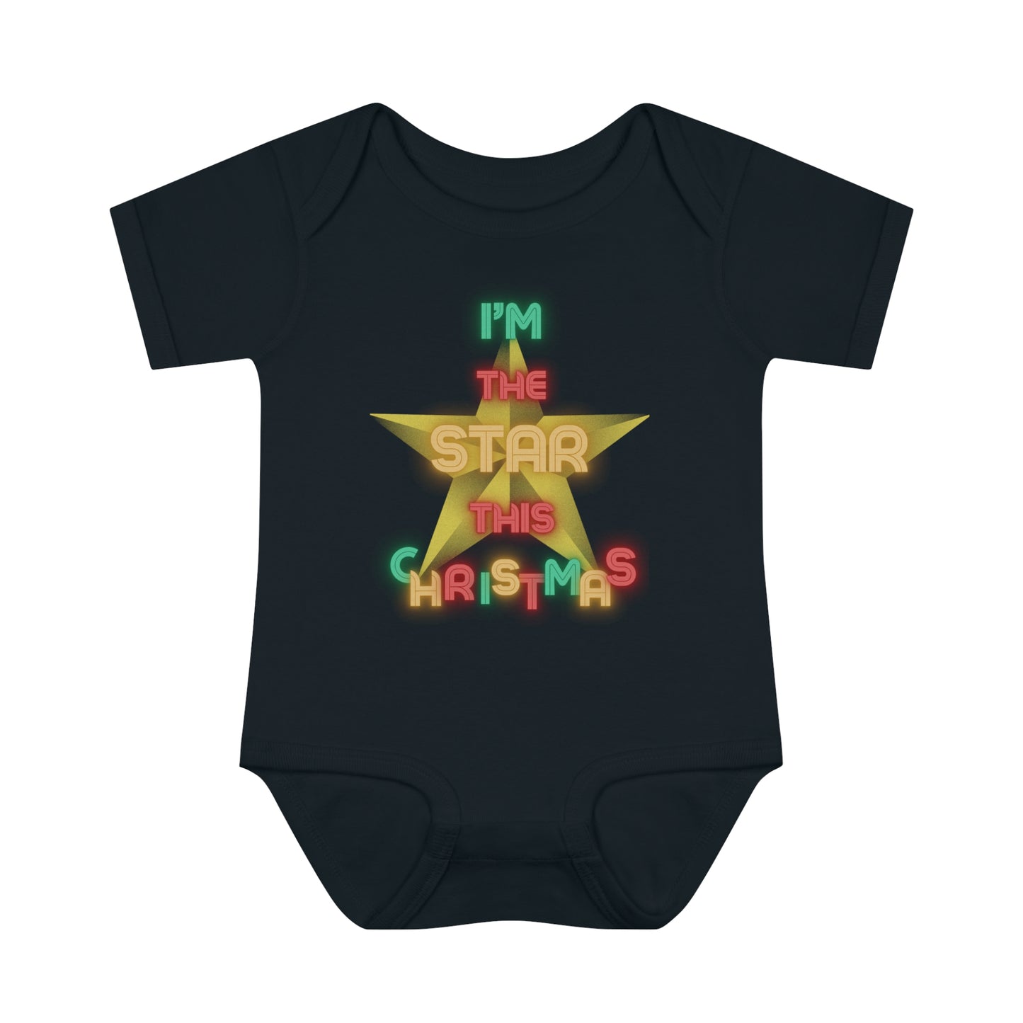 I’m the Star this Christmas  Baby Bodysuit