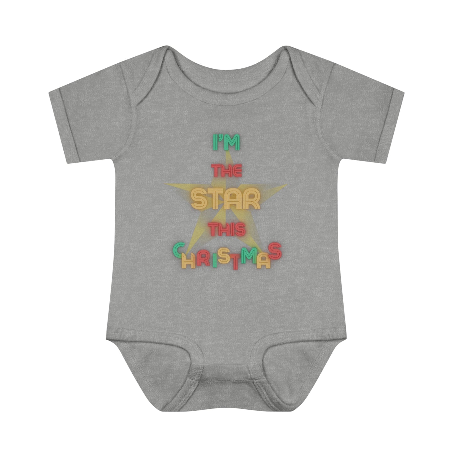 I’m the Star this Christmas  Baby Bodysuit