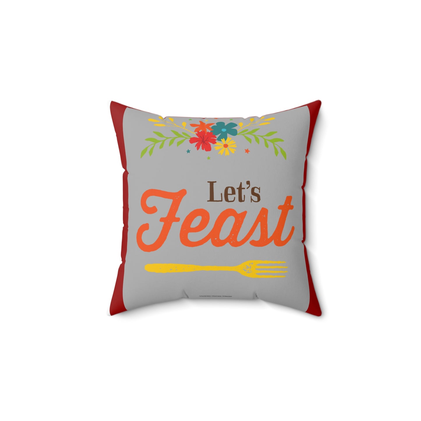 Friendsgiving Spun Polyester Square Pillow