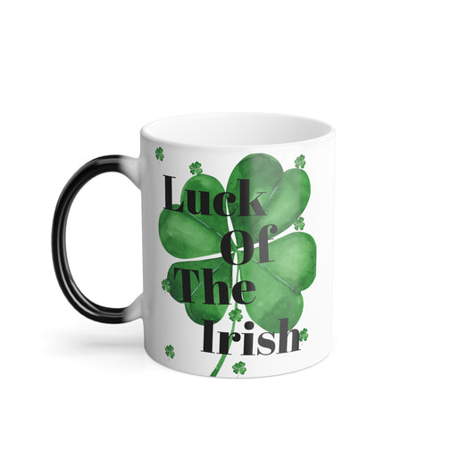 Luck of the Irish Color Morphing Mug, 11oz