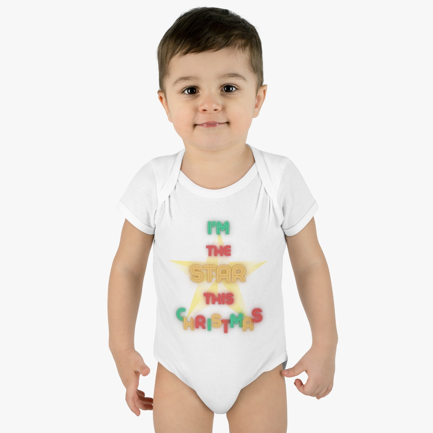 I’m the Star this Christmas  Baby Bodysuit