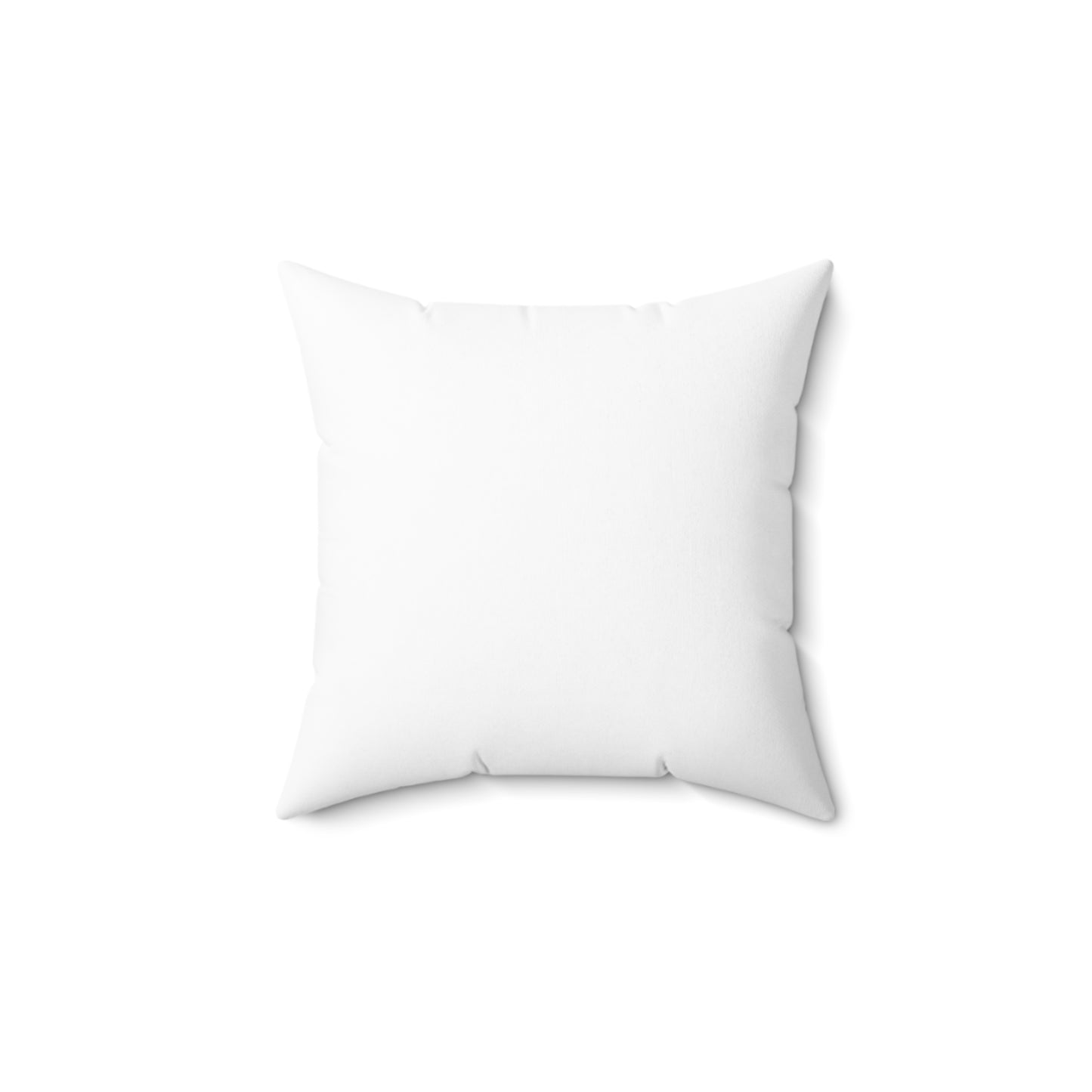 White Winter Square Pillow