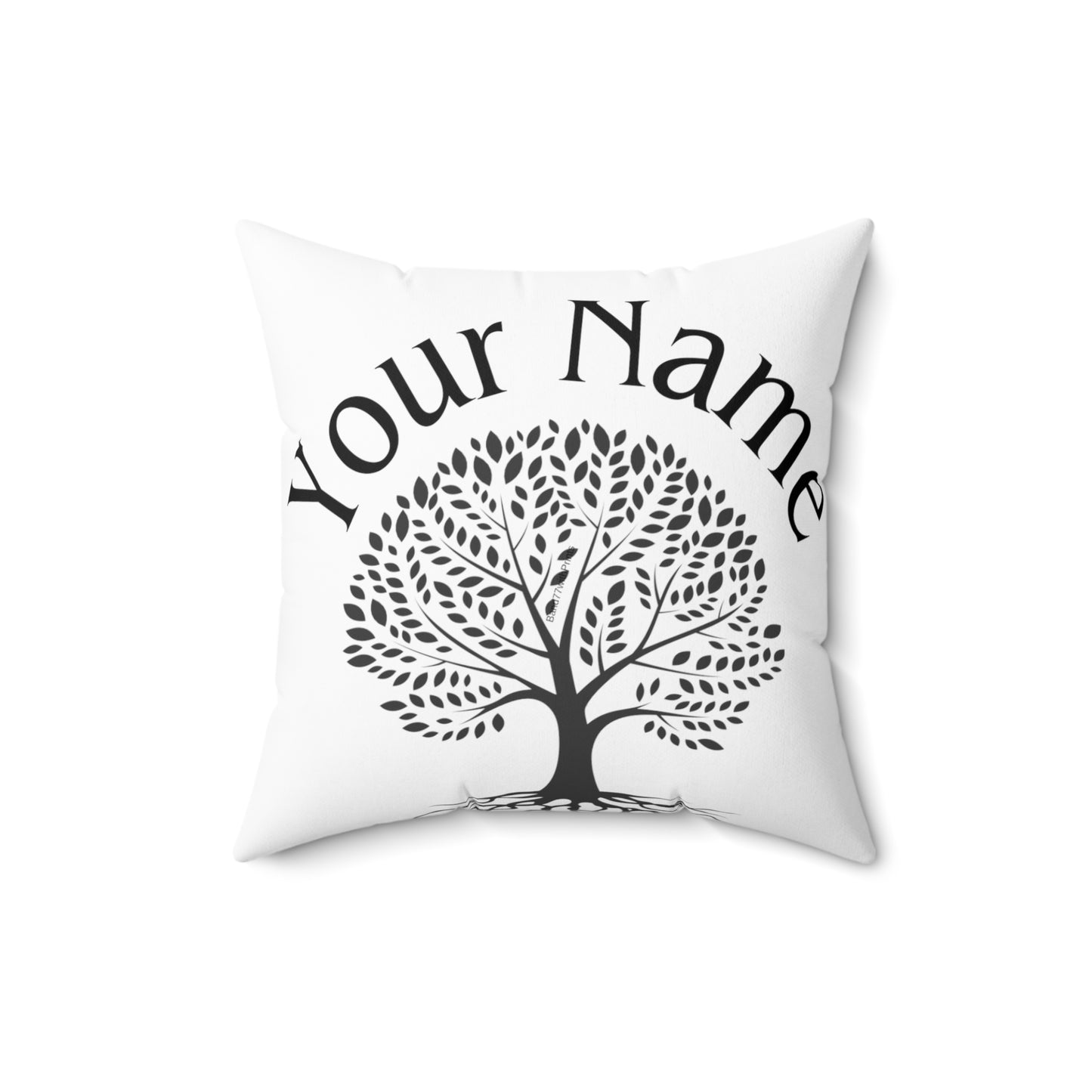 Customized Family Name Square Pillow