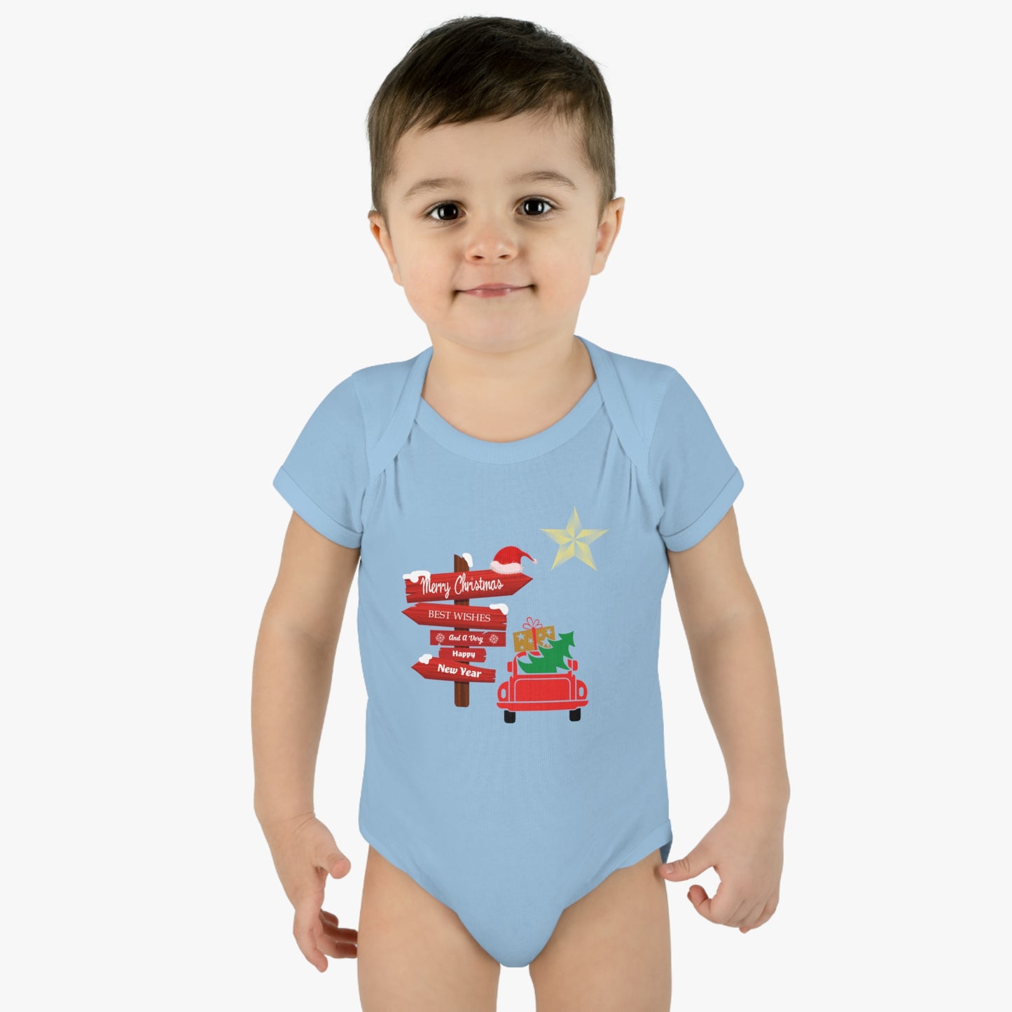 Road to the Hoildays Baby Bodysuit