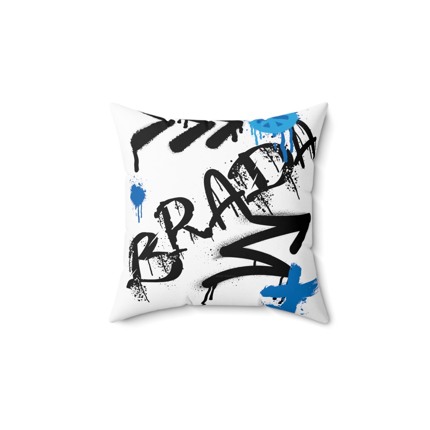 Bra-Da Faux Suede Square Pillow