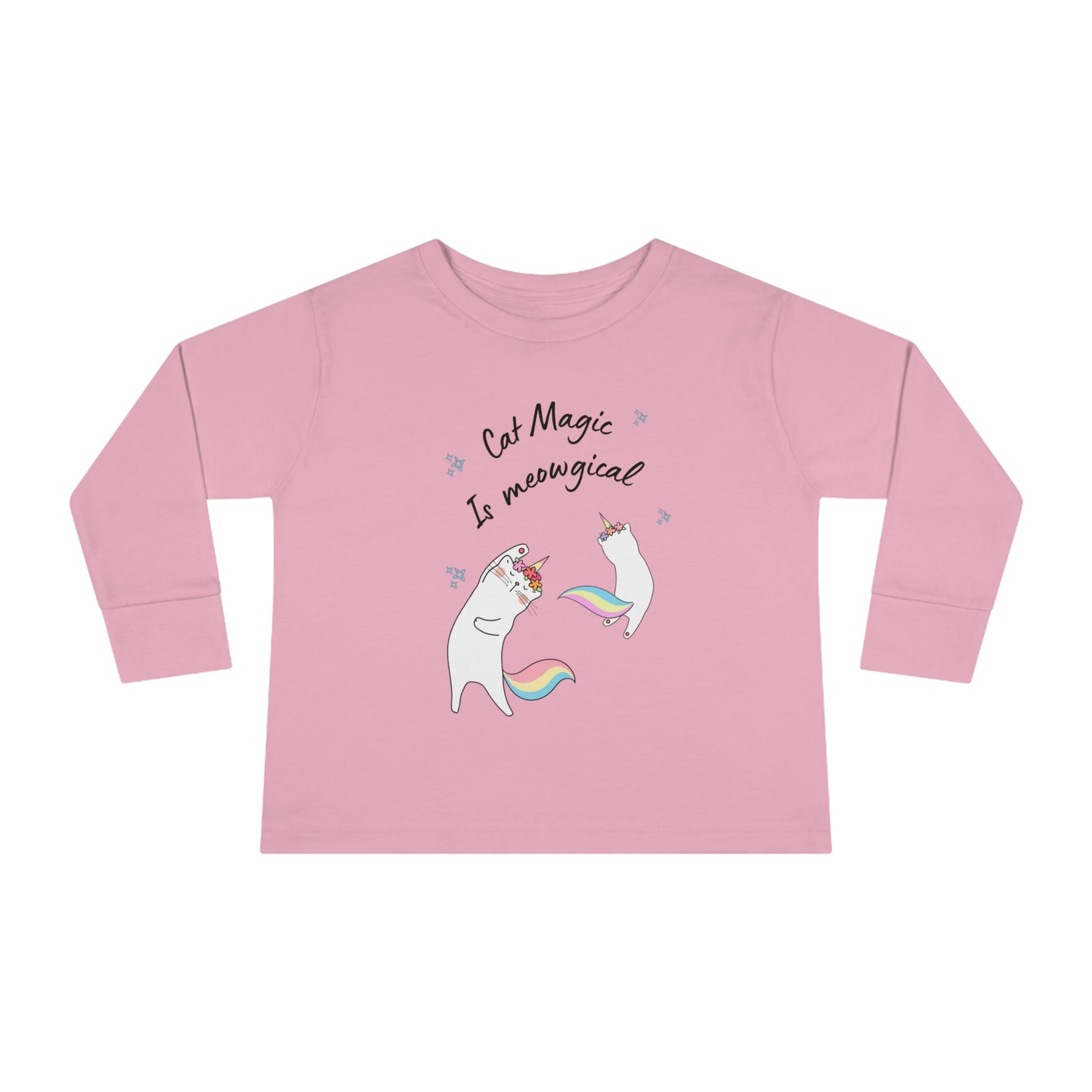 Cat Magic Toddler Long Sleeve Tee