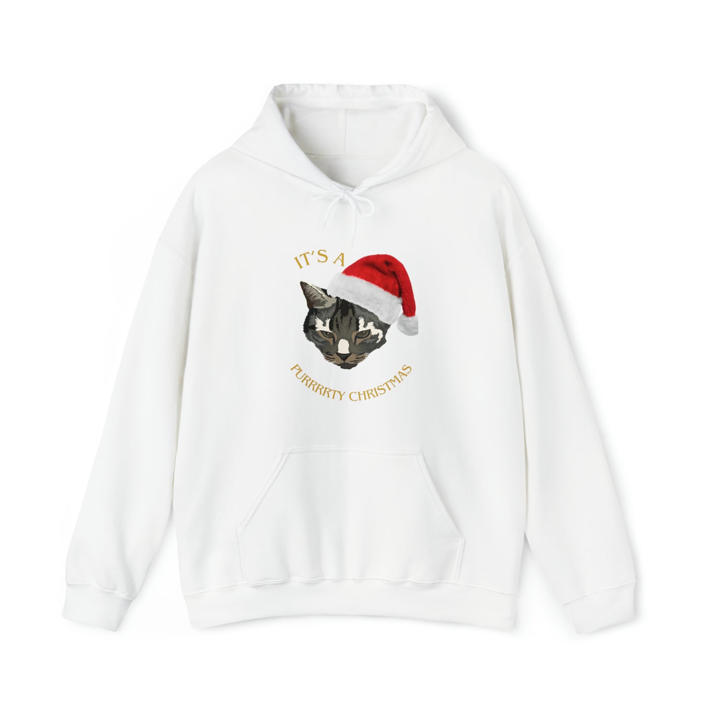 It’s A Purrrty Christmas Hooded Sweatshirt