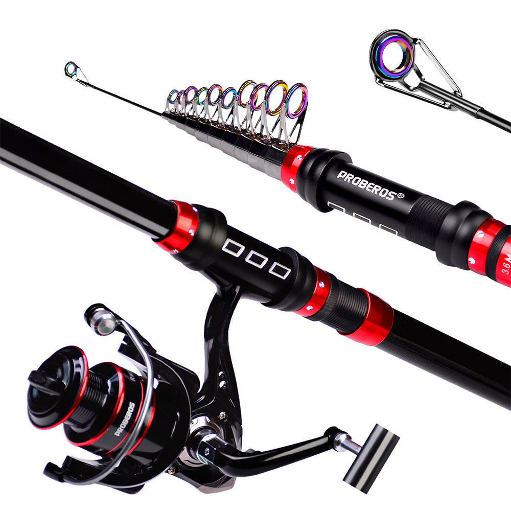 Long Cast Rod Fishing Reel Line Bag Set