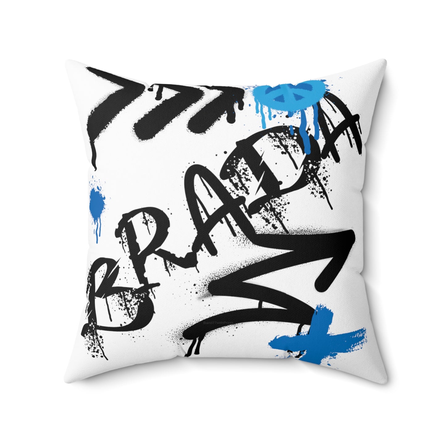 Bra-Da Faux Suede Square Pillow