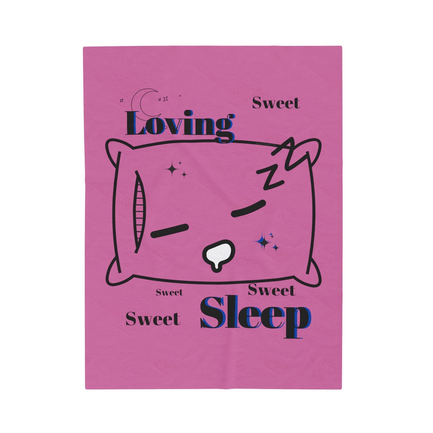 Pink Loving Sweet Sleep Plush Blanket