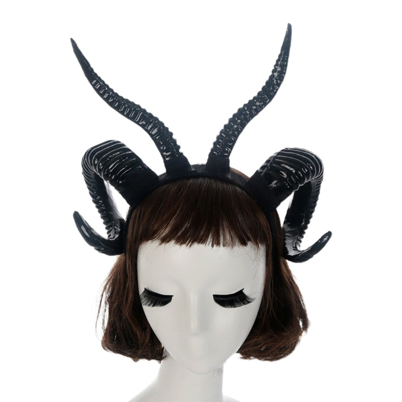 Adult Sheep Horns Headband