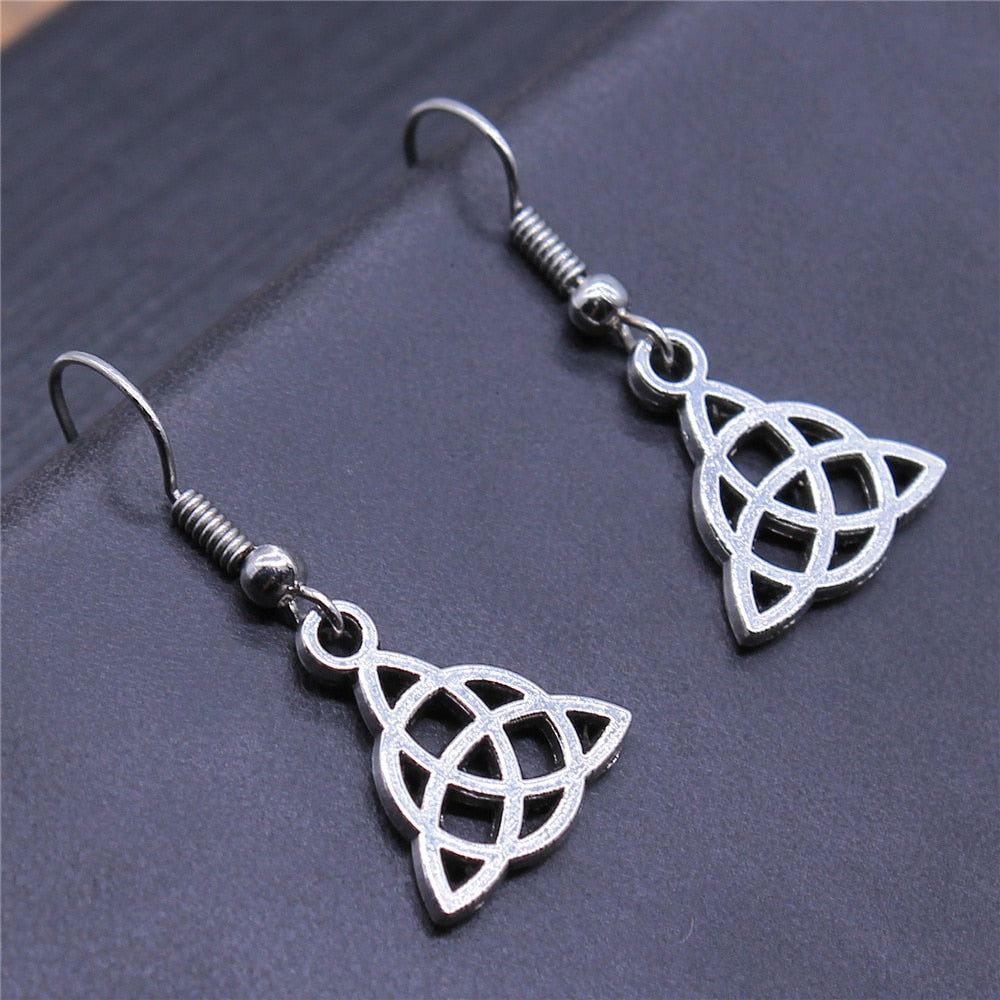 Vintage Triquetra Earrings