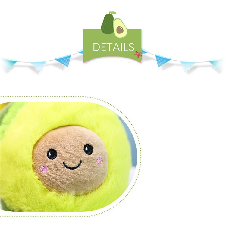 Cute Cartoon Avocado Slippers