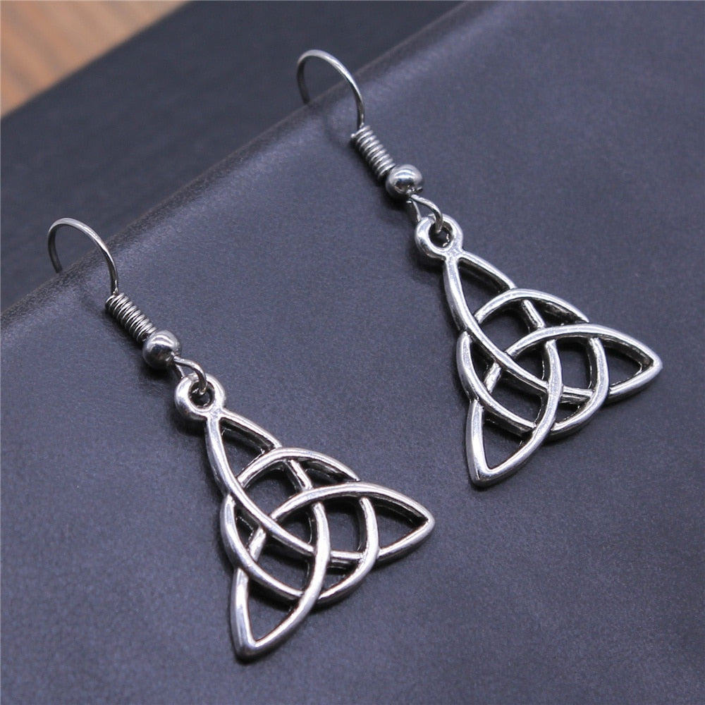 Vintage Triquetra Earrings