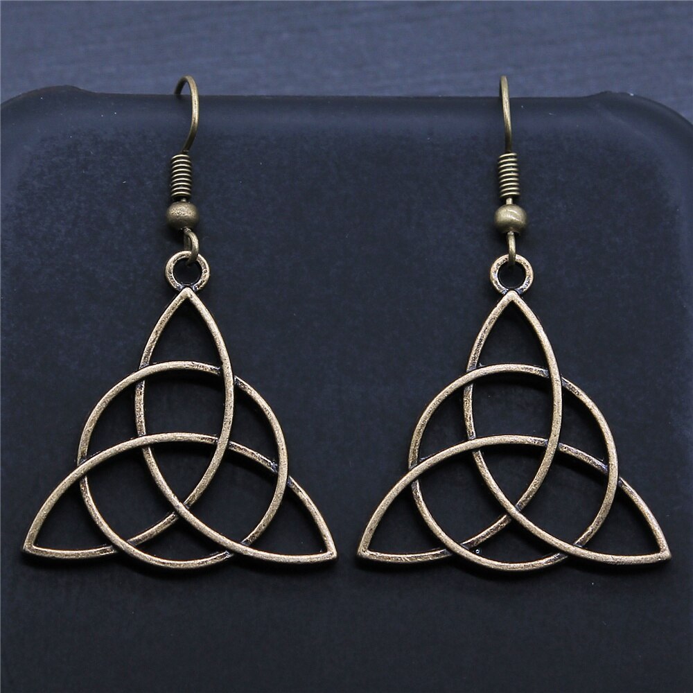 Vintage Triquetra Earrings