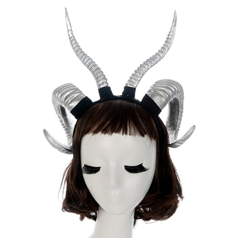 Adult Sheep Horns Headband