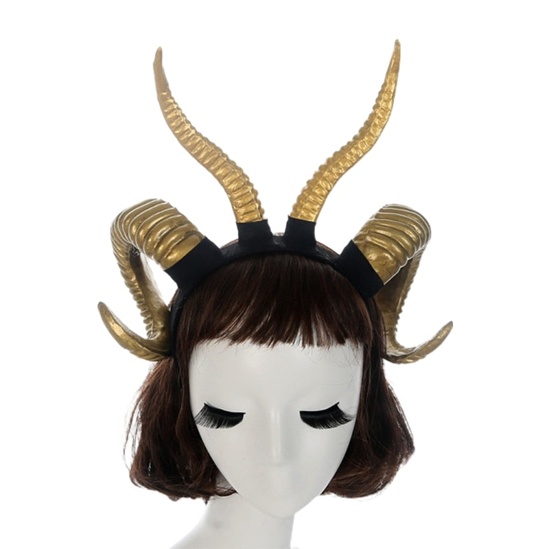 Adult Sheep Horns Headband