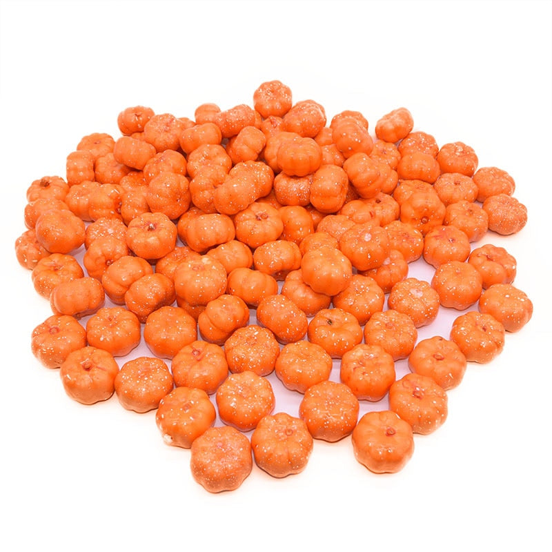 25Pcs Mini Artificial Pumpkin