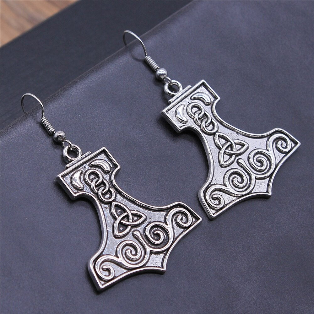 Vintage Triquetra Earrings